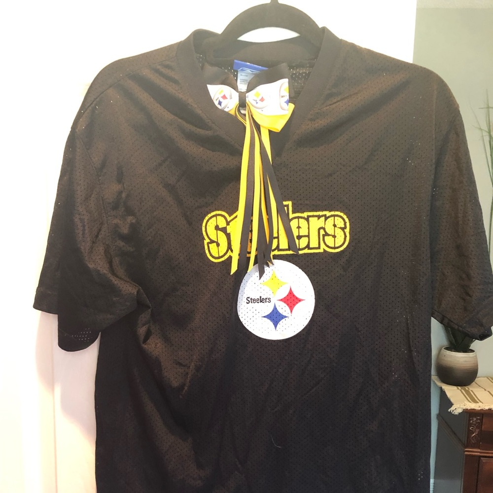 Steelers Jersey and hair piece